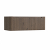 H&R Badmeubelen Juice Wastafelonderkast - 120x45x40cm - afgeronde hoeken - 3D-front - 1 lade - geïntegreerde greep - tucson oak SW1259307