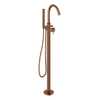 Crosswater MPRO Badkraan - vrijstaand - met staafhanddouche - geborsteld brons SW928026