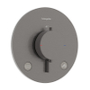 Hansgrohe Ecostat comfort s Inbouw - thermostaat - 2 functie - geborsteld zwart chroom SW1388093