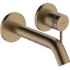 Hansgrohe Tecturis Robinet lavabo encastré - mitigeur - rond - monocommande - bec 16.5 cm - bronze brossé SW918699