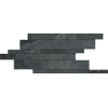 Ceralto Valerio Mosaic Mozaiektegel - 20.7x39.7cm - 9.0mm - gerectificeerd - Coal SW1175143