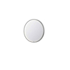 INK SP24 Miroir - 60x4x60cm - LED en bas et en haut changement de couleur - dimmable - Chauffage de miroir - rond - dans un cadre en acier - aluminium inox brossé SW798406