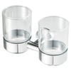 Geesa Nemox Porte-verre avec verre double Chromé 0653550