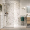 Sealskin Pure Inloopdouche - 100x200cm - helder glas - 8mm - antikalklaag - zilver hoogglans SW1079888
