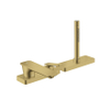 Hansgrohe Axor Citterio C afbouwdeel v. 3-gats inbouw badrandkraan m. sboxm. handdouche. voorsprong 15.5cm - polished gold optic SW1152103