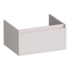 BRAUER Hope meuble sous lavabo - 59x30x45.5cm - 1 tiroir softclose sans poignée - 1 découpe pour siphon - mat sable SW1198901