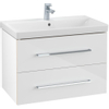 Villeroy en boch Avento wastafelonderkast 760x520x447 met 2x lade crystal white SW59900 Villeroy en boch Avento wastafelonderkast 760x520x447 met 2x lade crystal white SW59900