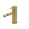 Hotbath Cobber Bidetmengkraan L-uitloop - zonder waste L-uitloop - zonder waste - PVD - geborsteld messing (goud) SW230023