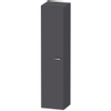 Duravit XBase Armoire colonne haute 1 porte gauche 40x176x35.8cm Graphite mat SW444460