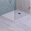 BRAUER Asteroid Receveur de douche 90x120 incl. antidérapant et antibactérien marbre minéral blanc mat SW543399