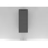 H&R badmeubelen Juice Halfhoge Kast - 40x35x100cm - met ronde hoeken - 1 deur - linksdraaiend - stone grey mat SW875403