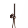 Hotbath Ace Handdoucheset - staafhanddouche - wandsteun - met uitlaat - 150cm - doucheslang - PVD - geborsteld koper SW1118082