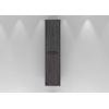 H&R badmeubelen Juice Hoge Kast - 40x35x170cm - met ronde hoeken - 3D-front - 2 deuren - linksdraaiend - wenge SW875839