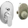 Hansgrohe Rebris s Eengreeps - inbouw badmengkraan set - hoogglans chroom SW803141
