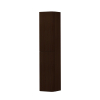 INK Concept R Armoire haute - 35x35x169cm - 2 portes - coins arrondis - fraisée verticalement - pour poignées - ouverture à gauche - placage foncé SW1405436