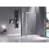 Marenza Neptune Cabine de douche - 140x80cm - avec porte coulissante - verre de sécurité 8mm - anti-calcaire - argent poli SW699942