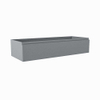 Mondiaz FOGE Meuble sous vasque - 120x45x25cm - 1 tiroir - softclose - 1 découpe au centre - Plata SW1015363
