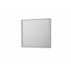 INK SP32 miroir - 90x4x80cm rectangulaire en cadre acier incl LED indir - chauffage - changement de couleur - dimmable et interrupteur - inox brossé SW955879