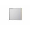 INK SP32 spiegel - 90x4x80cm rechthoek in stalen kader incl indir LED - verwarming - color changing - dimbaar en schakelaar - geborsteld RVS SW955879