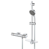 GROHE Precision Feel mitigeur thermostatique de douche avec ensemble barre de douche Chrome SW707017
