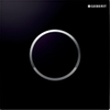 Geberit type 10 plaque de commande pour urinoir - 230V - bouton rond - noir/chrome brillant 0701962