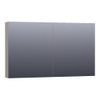 Saniclass Plain Spiegelkast 119x70x15cm Mat Taupe SW393072 Saniclass Plain Spiegelkast 119x70x15cm Mat Taupe SW393072