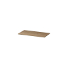 INK Topdeck Wastafelblad - 80x40x2cm - tbv onderkast - MDF - Fineer Ash grey SW439576