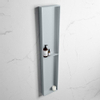 Mondiaz Easy nis 29.5x89.5x8cm voor Inbouw/opbouw 2 open vakken Solid surface Clay/Clay SW643801