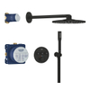 Grohe Precision Smart Control Inbouwdouchesysteem - ronde hoofddouche - 150cm doucheslang - staafhandhouche - mat zwart SW1440594