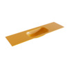 Mondiaz BIG small Ocher solid surface inbouw wastafel 170cm midden SW426653 Mondiaz BIG small Ocher solid surface inbouw wastafel 170cm midden SW426653
