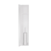 Hotbath &MORE Inbouw nis & borstelgarnituur - 16x60x12.6 cm - mat wit SW1245670
