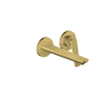 AXOR Citterio C afbouwdeel wastafelkraan - cubic cut - 2-gats - gepolijst goud SW1152196
