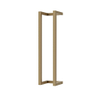 Saniclass Dual handdoekrek 60x12.5x12.5cm geborsteld messing TWEEDEKANS OUT12646