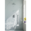 Fortifura Calvi Inbouw Regendoucheset - thermostatisch - wandarm - 25cm - hoofddouche - staaf handdouche - gladde doucheslang - PVD - geborsteld RVS SW1233158