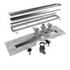 Easy Drain Multi TAF caniveau de douche plaque simple 90cm avec grille Zero design inox 2301823