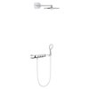 Grohe Rainshower SmartControl 360 Duo douchesysteem met douchethermostaat met Rainshower hoofddouche met douchearm 45cm + Power&Soul handdouche 115 chroom/wit SW97592 Grohe Rainshower SmartControl 360 Duo douchesysteem met douchethermostaat met Rainshower hoofddouche met douchearm 45cm + Power&Soul handdouche 115 chroom/wit SW97592