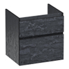 BRAUER Delight Edge meuble sous-lavabo 60 2 tiroirs softclose - sans poignée - 1 découpe pour siphon - Damascus SW1199177