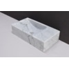 Forzalaqua Venetia carrara marmer Gepolijst 40X22X10cm 0Xø36mm, R SW369779 Forzalaqua Venetia carrara marmer Gepolijst 40X22X10cm 0Xø36mm, R SW369779