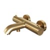 Brauer Gold Edition Robinet baignoire thermostatique avec inverseur laiton Or brossé SW547618 Brauer Gold Edition Robinet baignoire thermostatique avec inverseur laiton Or brossé SW547618