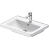 Duravit D-Neo lavabo 65x48x16.5cm 1 trou de robinet rectangulaire Céramique Blanc SW640403