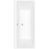 Villeroy & Boch Collaro bad rechthoek - 180x80cm - met badwaste - Stone White (mat wit) SW354272