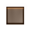 Hotbath &MORE Inbouwbox of inbouwnis - 30x30x10 - frameless + LED - tuscan bronze (brons) SW1246554