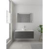 Bruynzeel Combo badmeubelset 120x45cm 2 wasbakken 2 lades met spiegel met softclose ceramic grafiet SW383553 Bruynzeel Combo badmeubelset 120x45cm 2 wasbakken 2 lades met spiegel met softclose ceramic grafiet SW383553