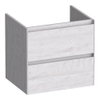BRAUER Inspire meuble sous-lavabo 60 2 tiroirs softclose - sans poignée - 1 découpe pour siphon - Forest Seashell SW1200662