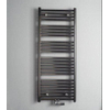 Radiateur à serviettes Instamat Calda 60x155.5cm 800watt inclus consoles murales Anthracite Métallique SW699751