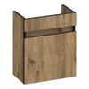 BRAUER Joy Edge meuble sous-lavabo pour lave-mains - 40x45x22cm - porte à charnières à gauche - sans poignée - Chateau SW522755