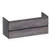 BRAUER Joy Edge meuble sous-lavabo 120 2 tiroirs softclose - sans poignées - 1 découpe pour siphon - Driftwood SW1200822