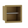Fortifura Calvi Toiletrolhouder - inbouw - 17.3x17.3x15.3cm - PVD - geborsteld messing (goud) SW1126060