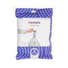 Brabantia PerfectFit Sacs poubelle - fermeture à cordon - code D - 15-20L - 40 pièces/rouleau SW1117532