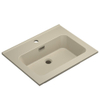 Differnz ELIN Lavabo - 61x46.5cm - polybéton - taupe SW1236916 Differnz ELIN Lavabo - 61x46.5cm - polybéton - taupe SW1236916